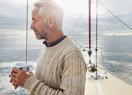 Man on Sailboat