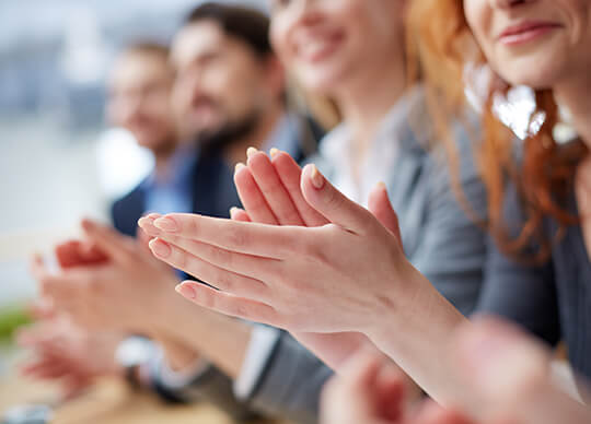 Woman Clapping